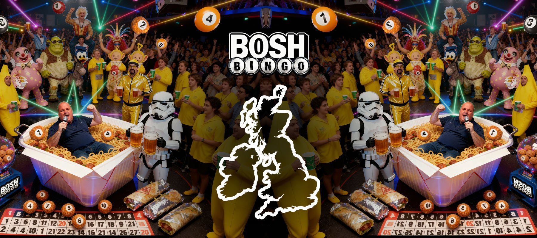 Bosh Bingo Events in the UK