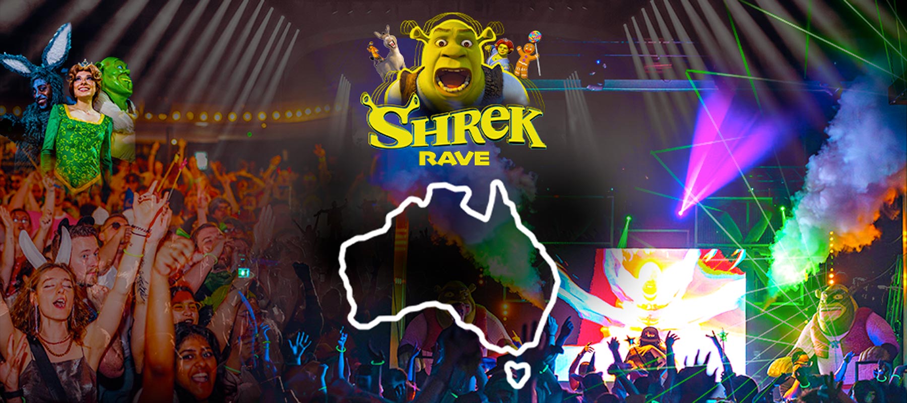 Shrek Rave Events in Australia